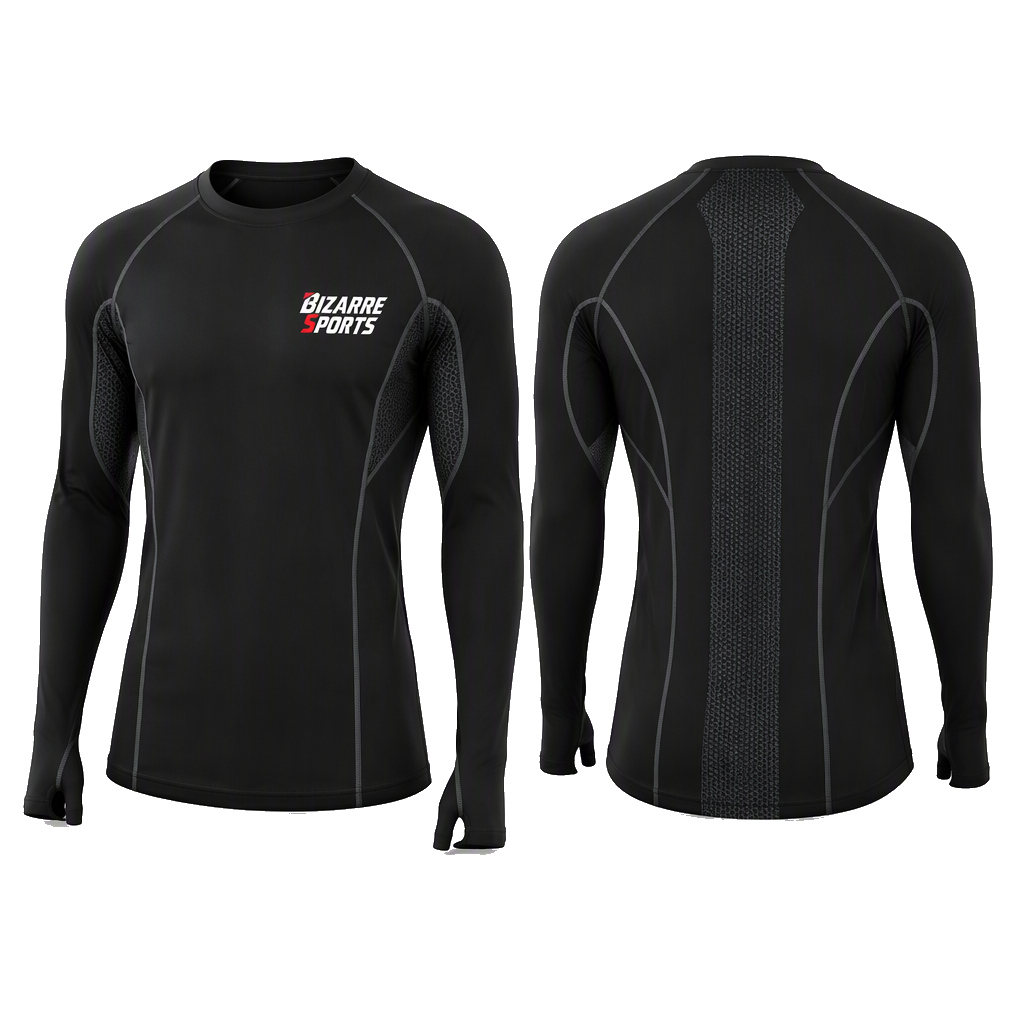 Ergonomic Raglan Long Sleeve Basketball Shooter Shirt with Hybrid Airflow Panels