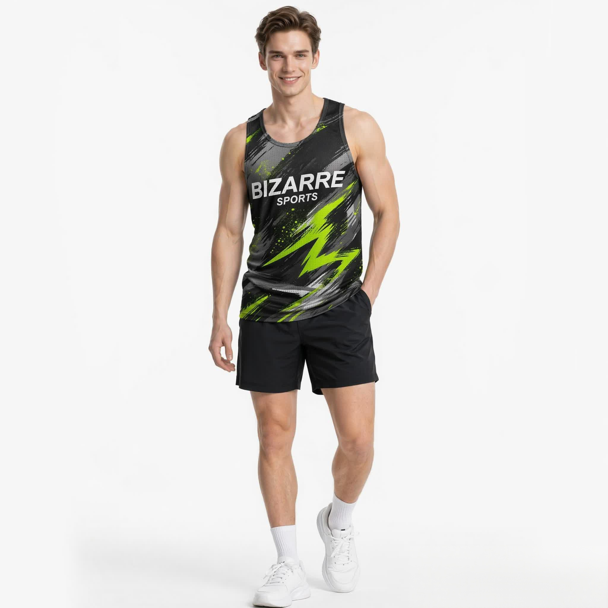 Men's Breathable Sweat-Wicking Outdoor Gym Sleeveless Top