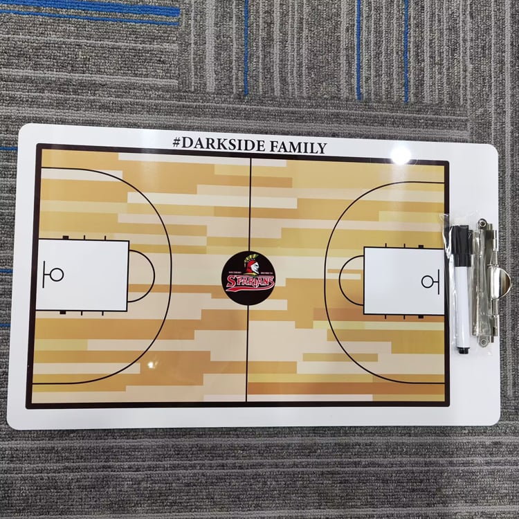 122 Maßgeschneiderte PVC-Trainer-Tafel mit Logo-Druck, erhältlich in individuellen Farben, langlebiges Design für Sporttraining und taktische Planung