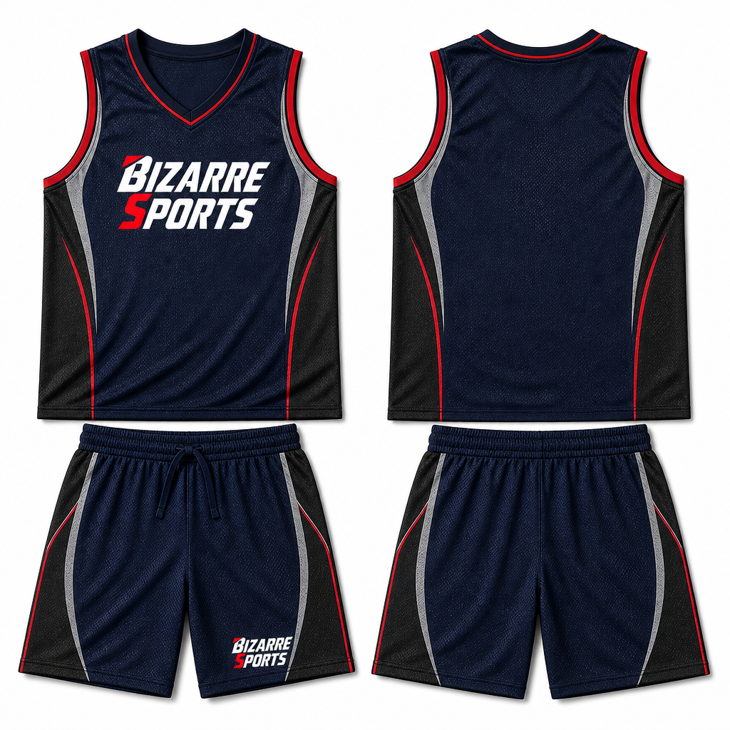 Multi-Color Customizable 5-Tone Palette 2-Piece Basketball Jersey + Shorts Set Programme across Mens Mid-Tier Bulk Order
