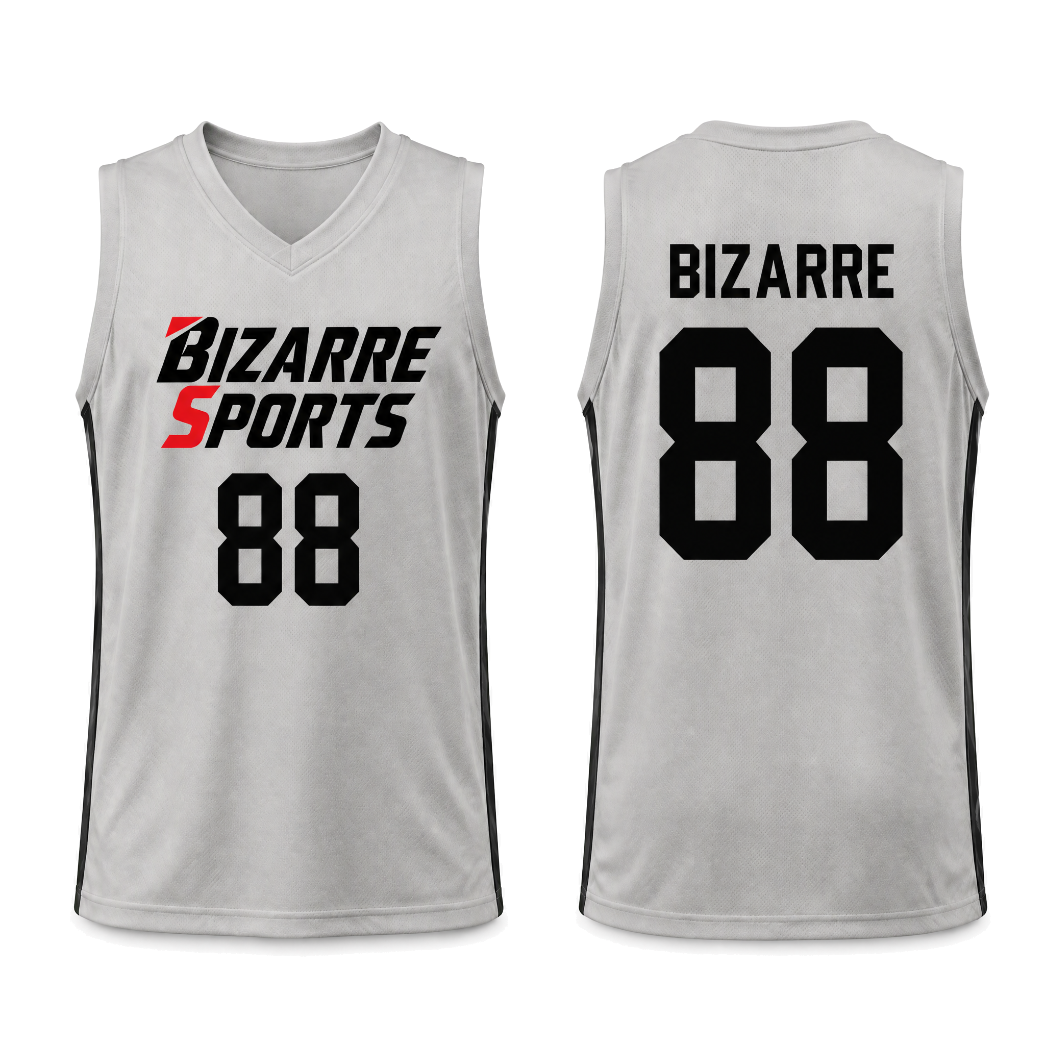 Men's bulk-order single-sided V-neck bird's-eye mesh basketball jersey with print; suitable for training.