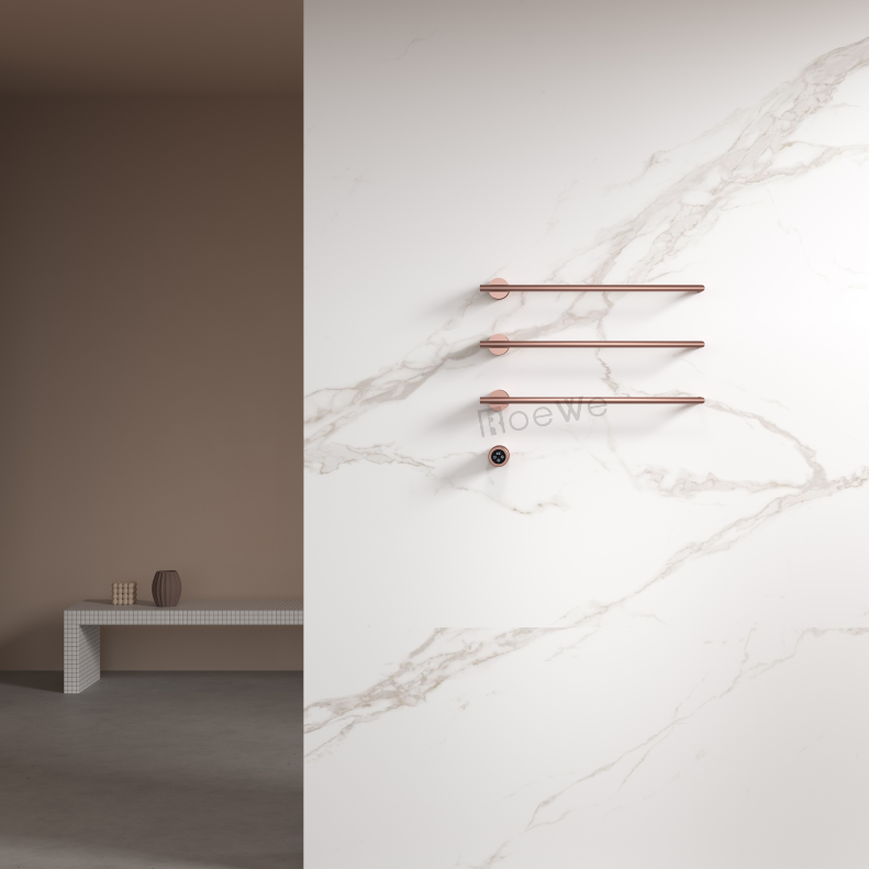  intelligent bath towel heater rack rose gold radiator and towel rail