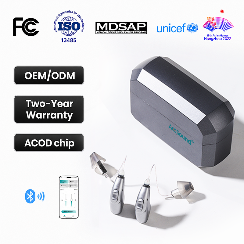 Charm Series Rechargeable RIC Hearing Aids