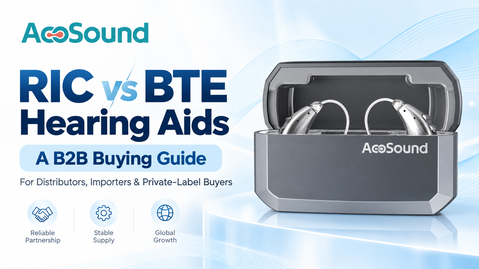 RIC vs BTE Hearing Aids: A B2B Buying Guide