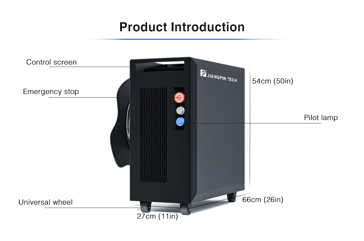 1000W/1500W/2000W Air Cooling Black Handheld Fiber Aluminum Metal Laser Welding Machine supplier