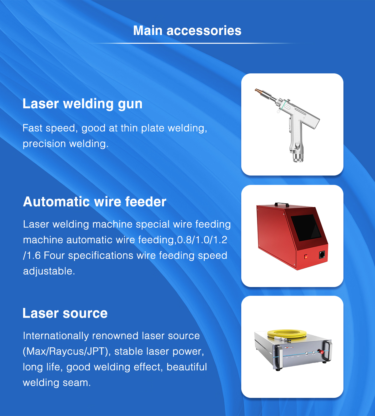 1000W/1500W/2000W Air Cooling Black Handheld Fiber Aluminum Metal Laser Welding Machine manufacture