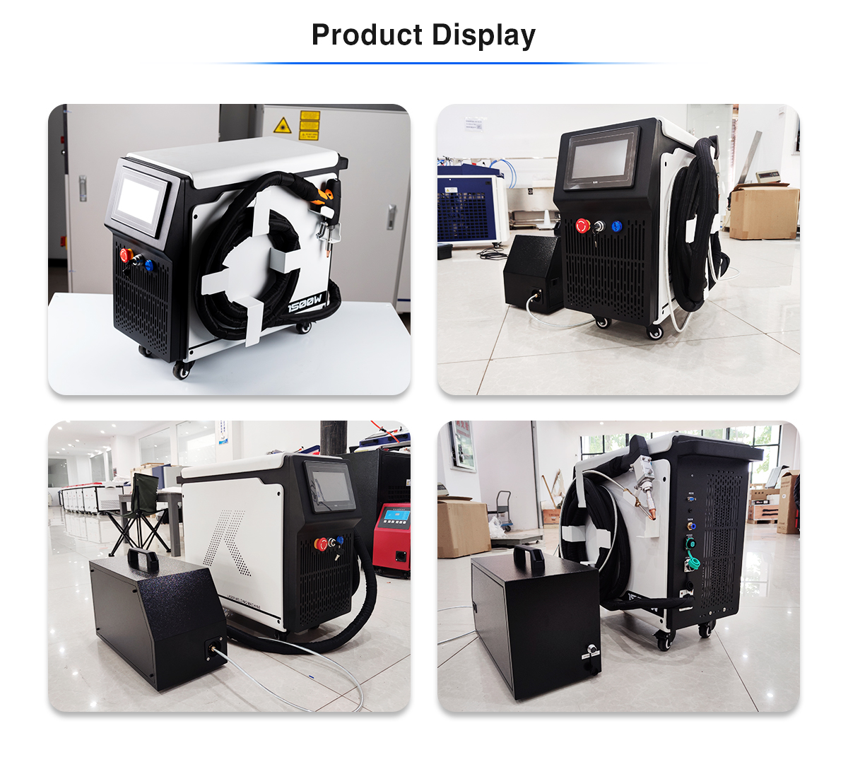 1000W/1500W/2000W Air Cooling White Handheld Fiber Aluminum Metal Laser Welding Machine manufacture