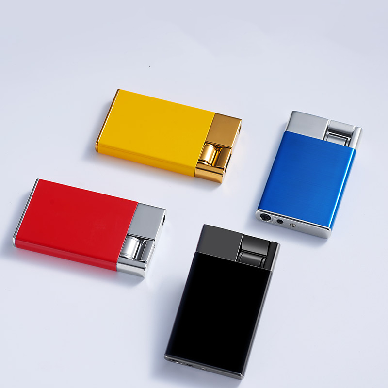 DB-212 Single Jet Flame Lighter, Windproof Refillable Butane Lighter for Daily & Outdoor Use