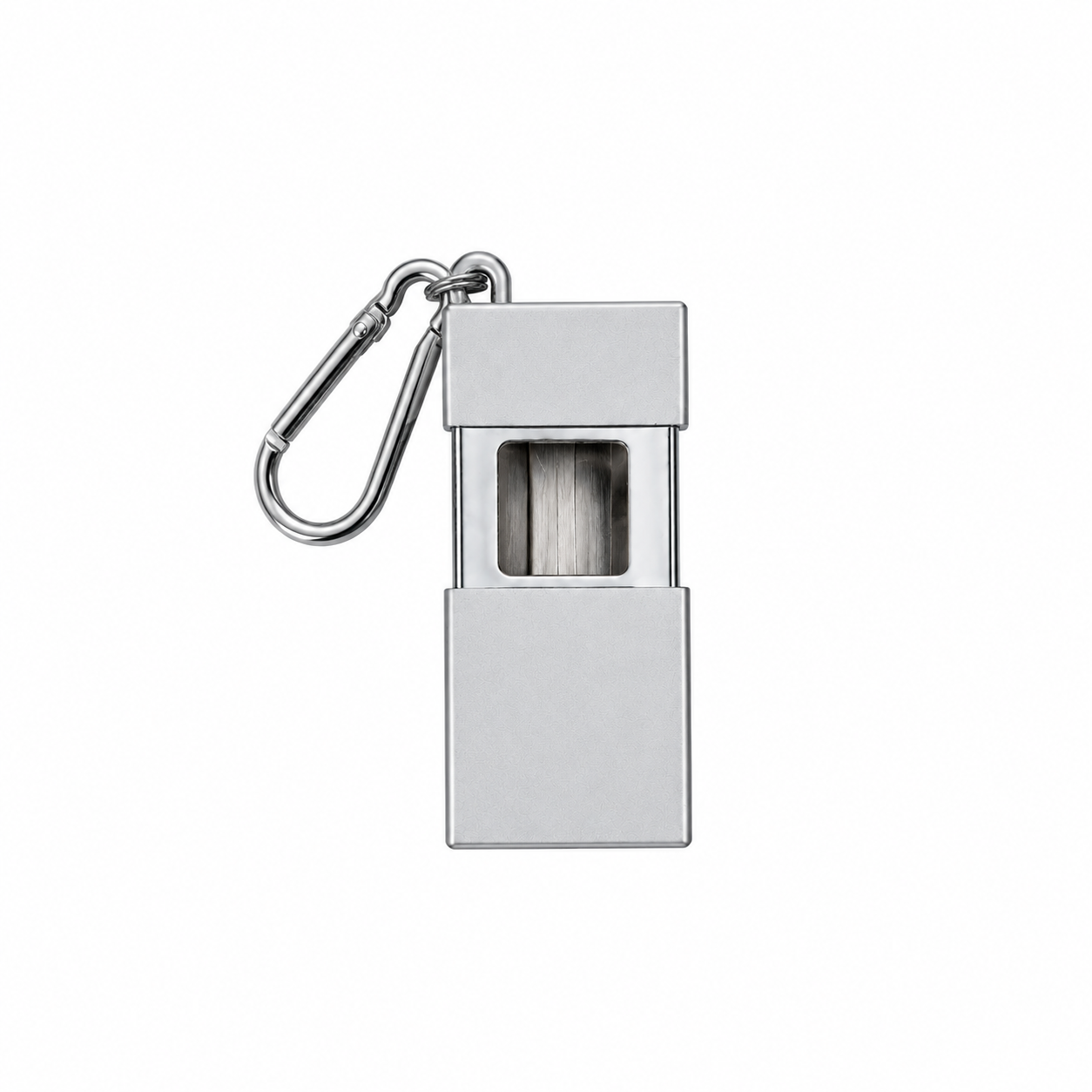 DB-301 DEBANG Key Chain Ashtray Mini Size Easy Carrying Stainless Steel Portable Sealed Ashtray Case Box Waterproof Car Ashtray