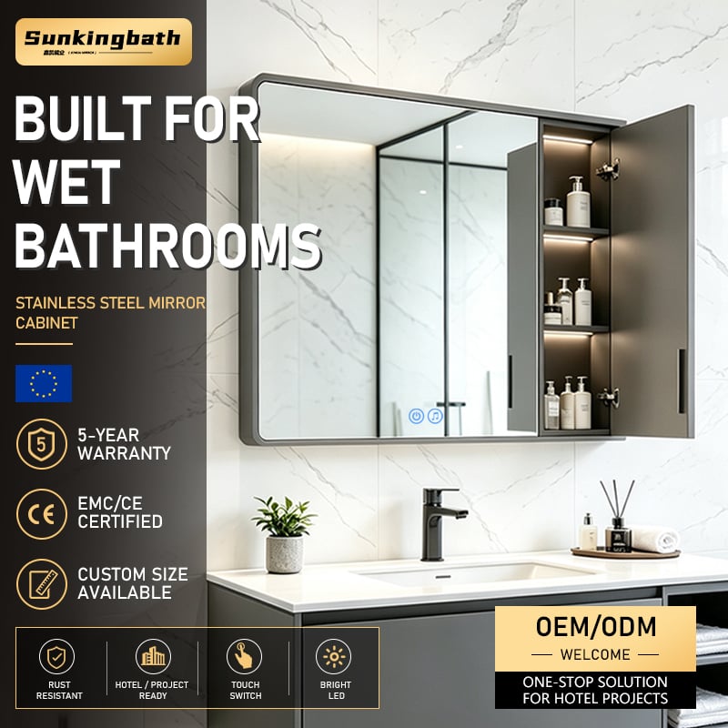 Why Custom LED Mirror Cabinets Are Becoming a Better B2B Product Solution