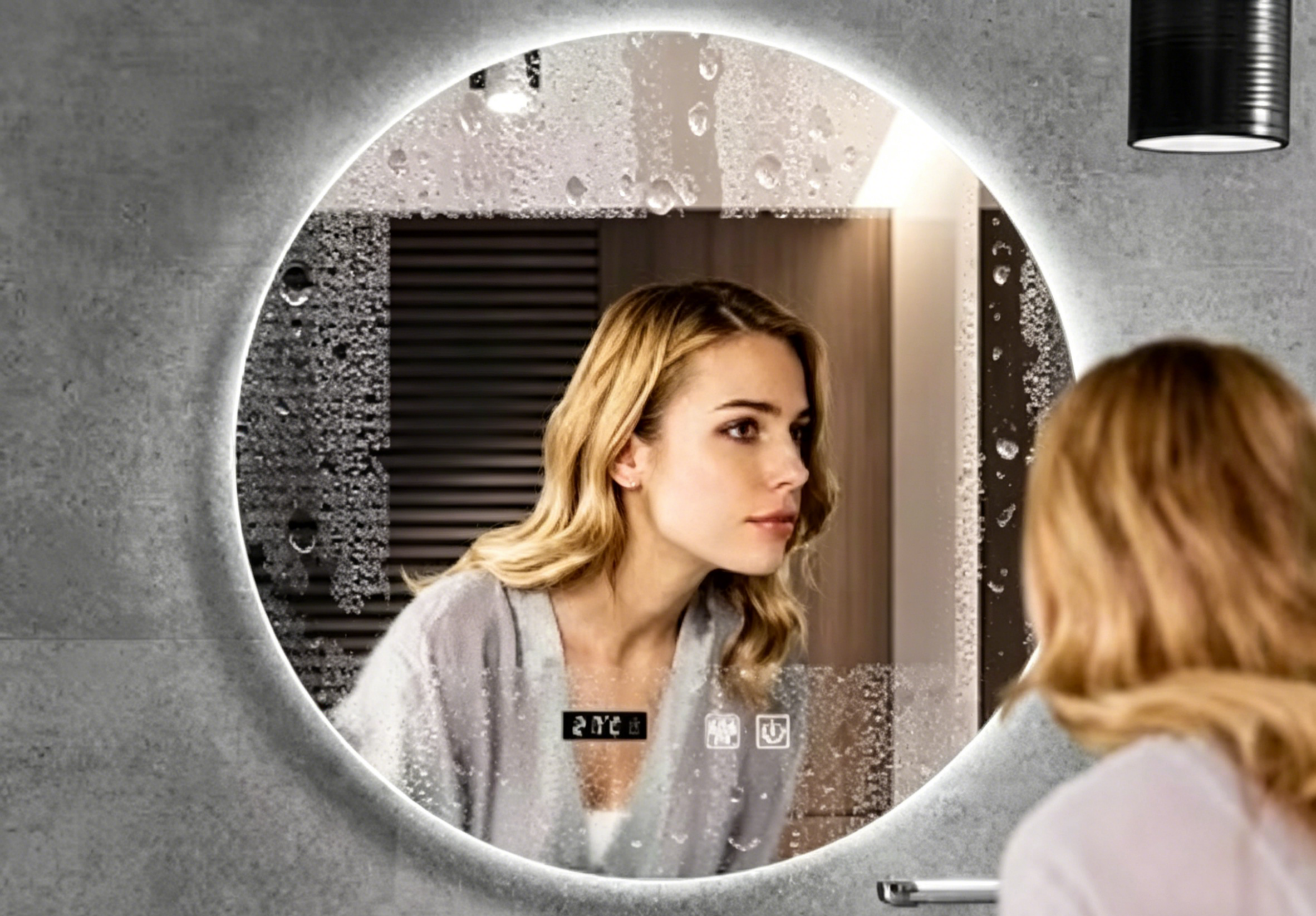 LED Bathroom Mirror with Anti-Fog Smart Touch for Modern Spaces