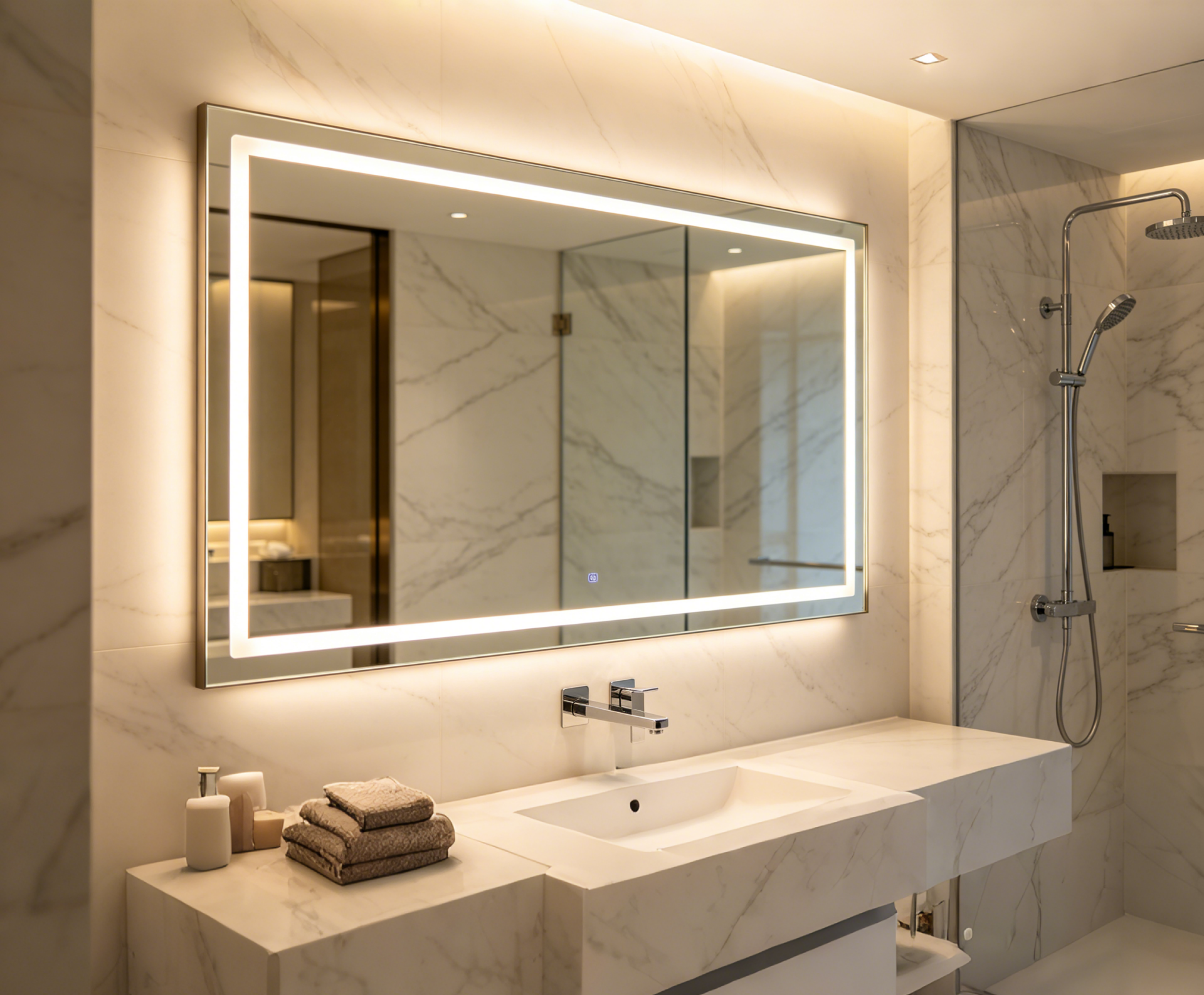 How LED Bathroom Mirrors Help Hotels and Developers Deliver Better Bathroom Experiences