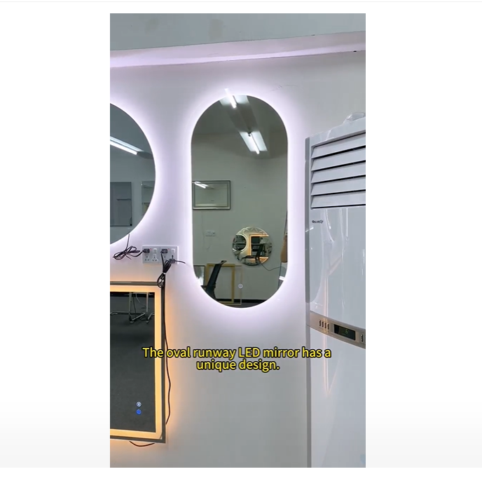 LED runway mirror