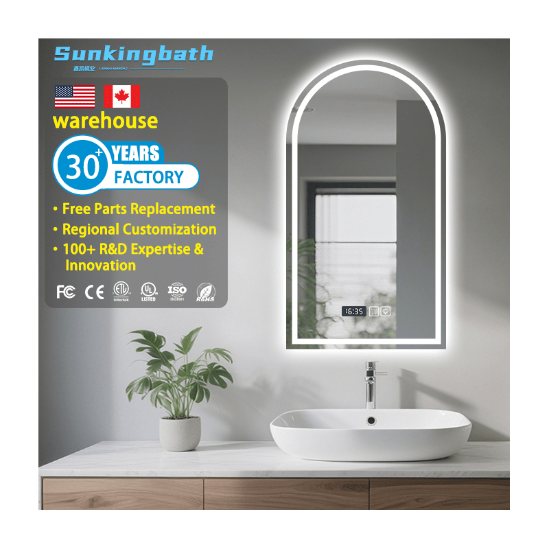 LED Arch Mirror