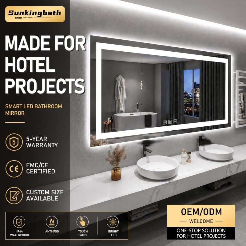 What Should B2B Buyers Check Before Ordering LED Bathroom Mirrors?