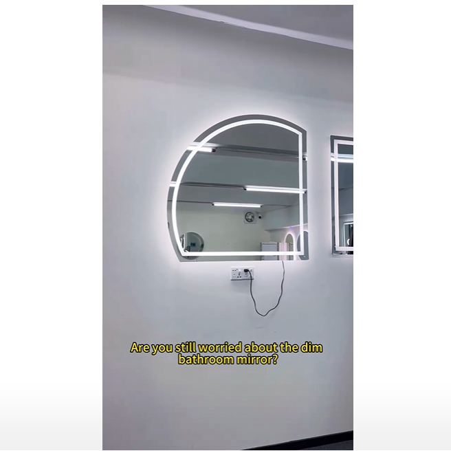 Special-shaped LED mirror