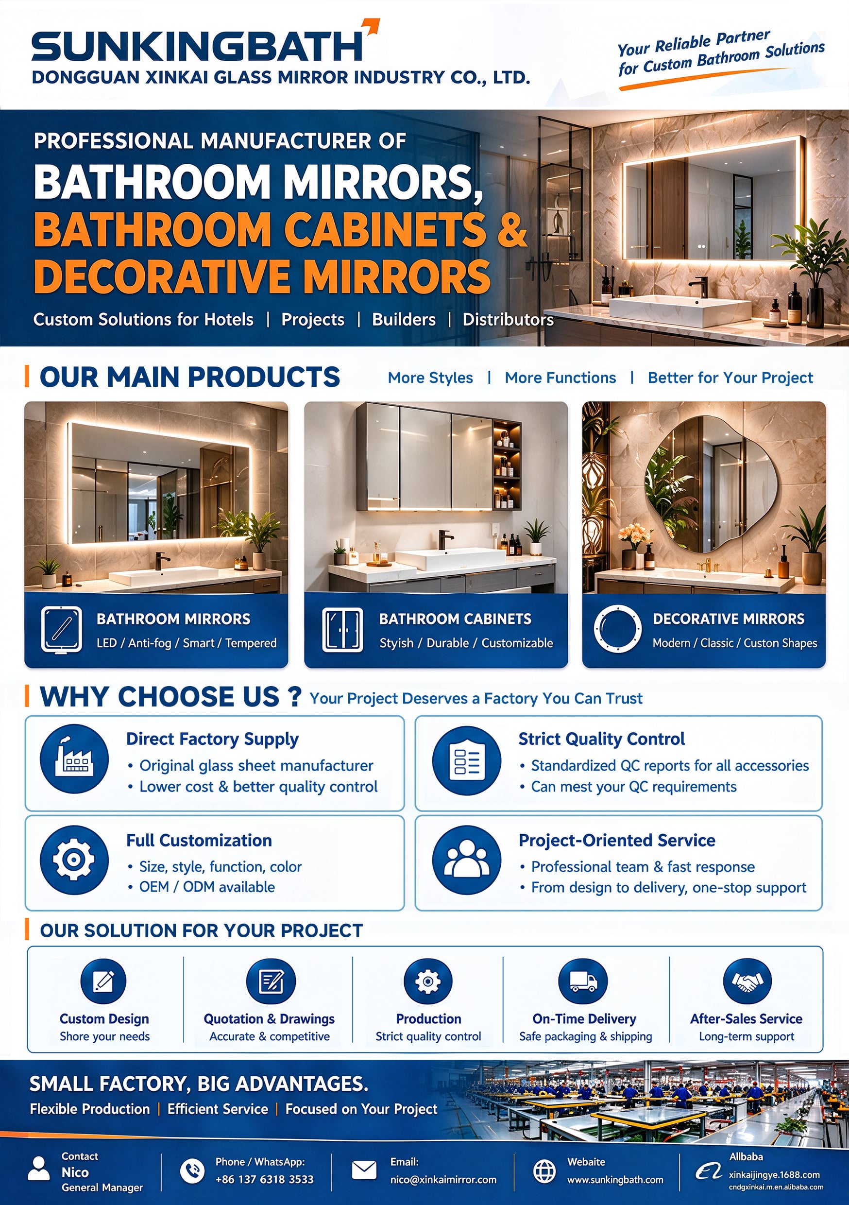 Custom Bathroom Mirrors for Hotels: What to Specify Before You Ask for a Quote