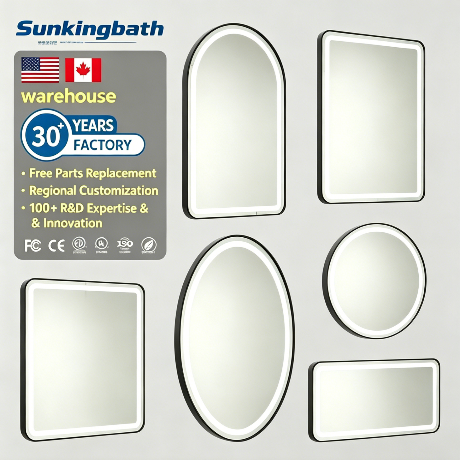 How to Choose the Right Shape for an LED Bathroom Mirror in Commercial Projects