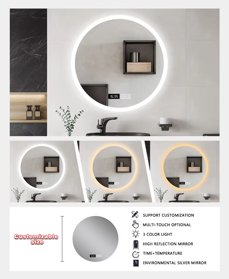 LED round mirror manufacture