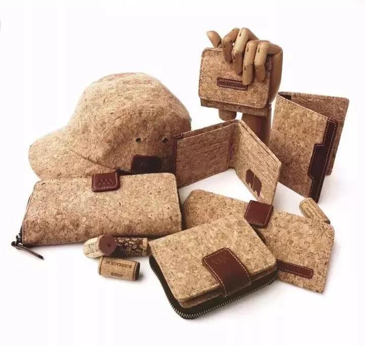 100% Eco-Friendly Colourful Cork Leather Fabric Natural Cork Wood PU for Bags Shoes 