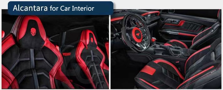 Fashion High-end Suede Leather Alcantara Leather for Car Seat Cover Car Upholstery supplier