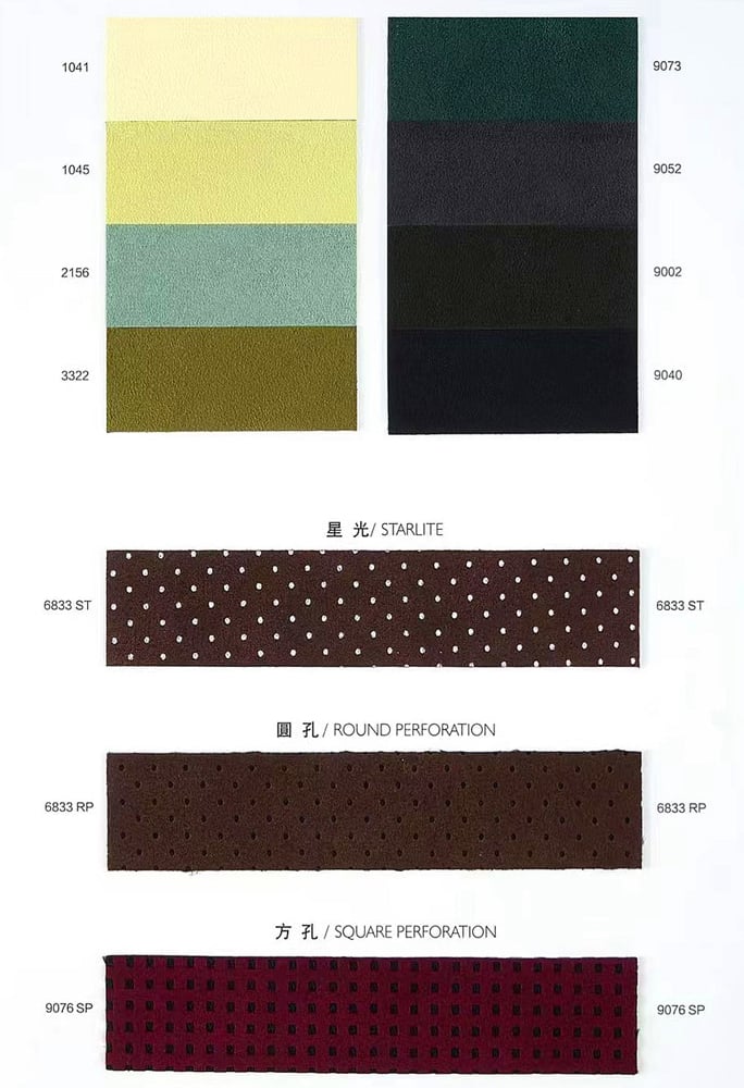 Fashion High-end Suede Leather Alcantara Leather for Car Seat Cover Car Upholstery manufacture