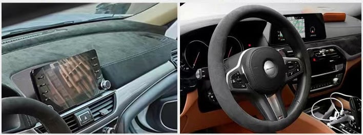 Fashion High-end Suede Leather Alcantara Leather for Car Seat Cover Car Upholstery supplier