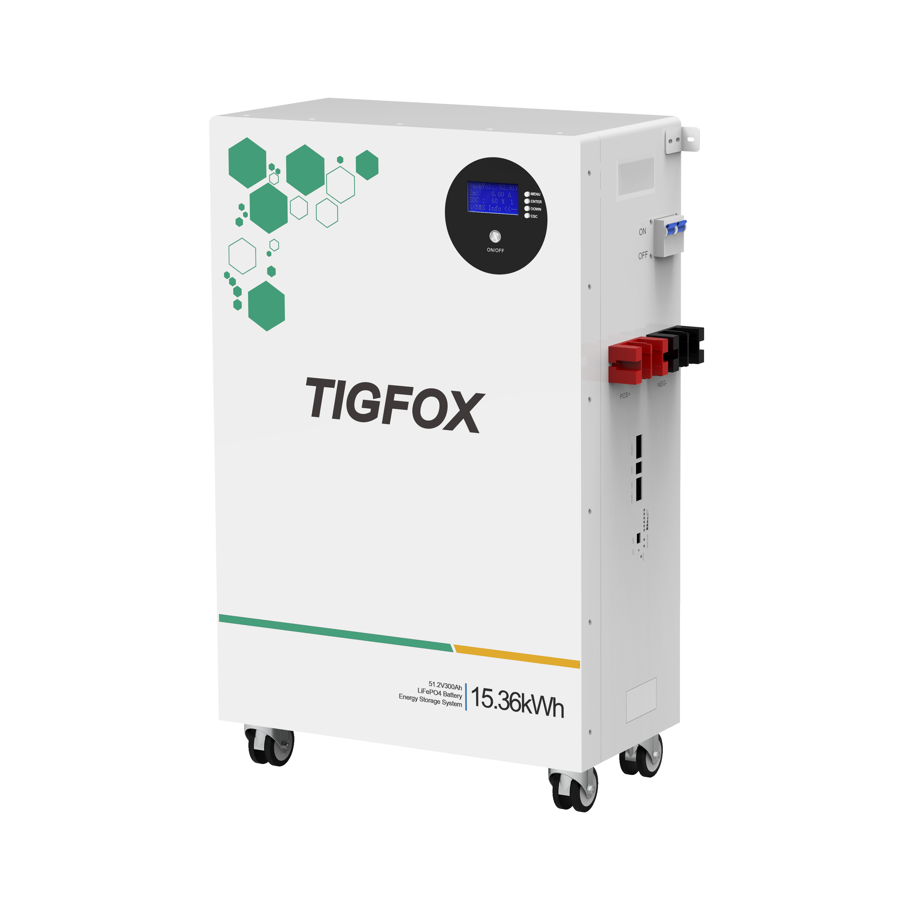 TB15360Pro Movable Battery 51.2V300AH 15.36KWh