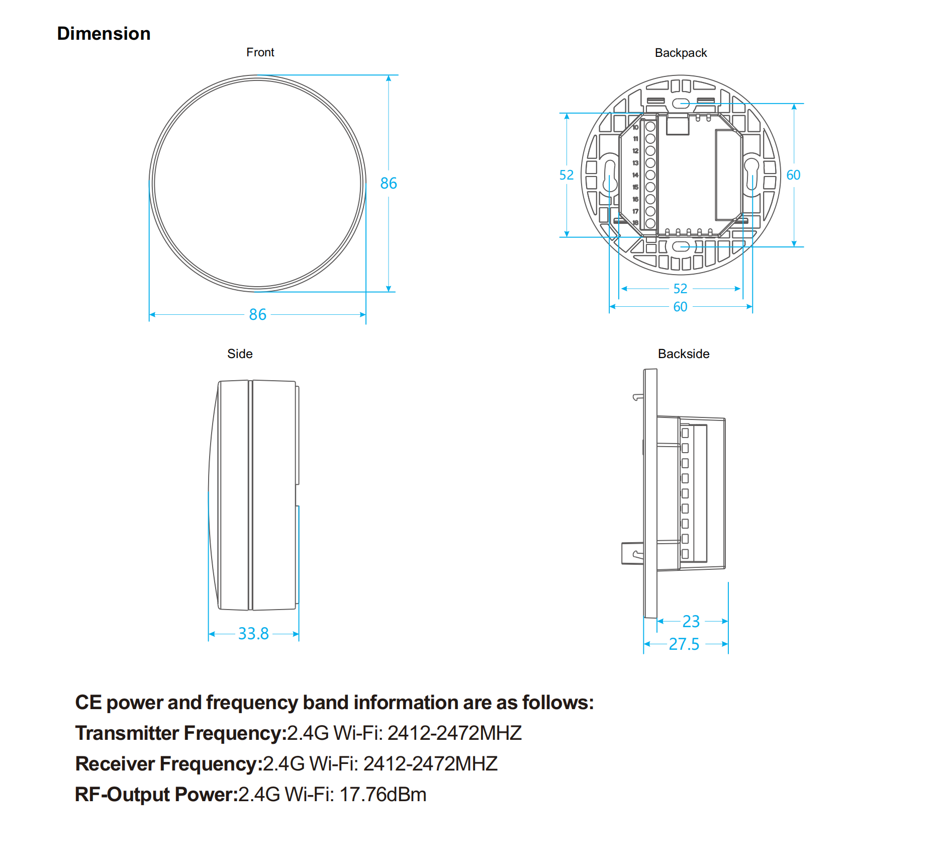 fc610 fan coil thermostat647-2