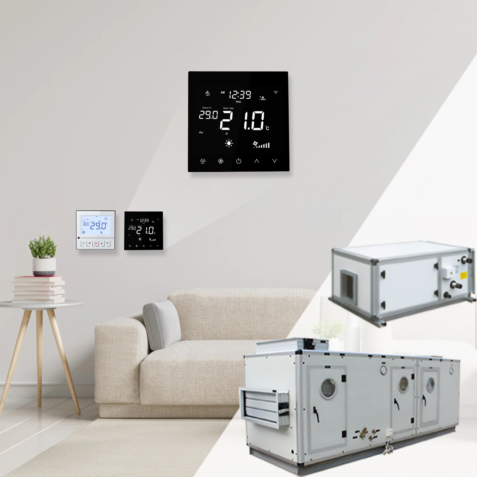 منظم حرارة وحدة معالجة الهواء
