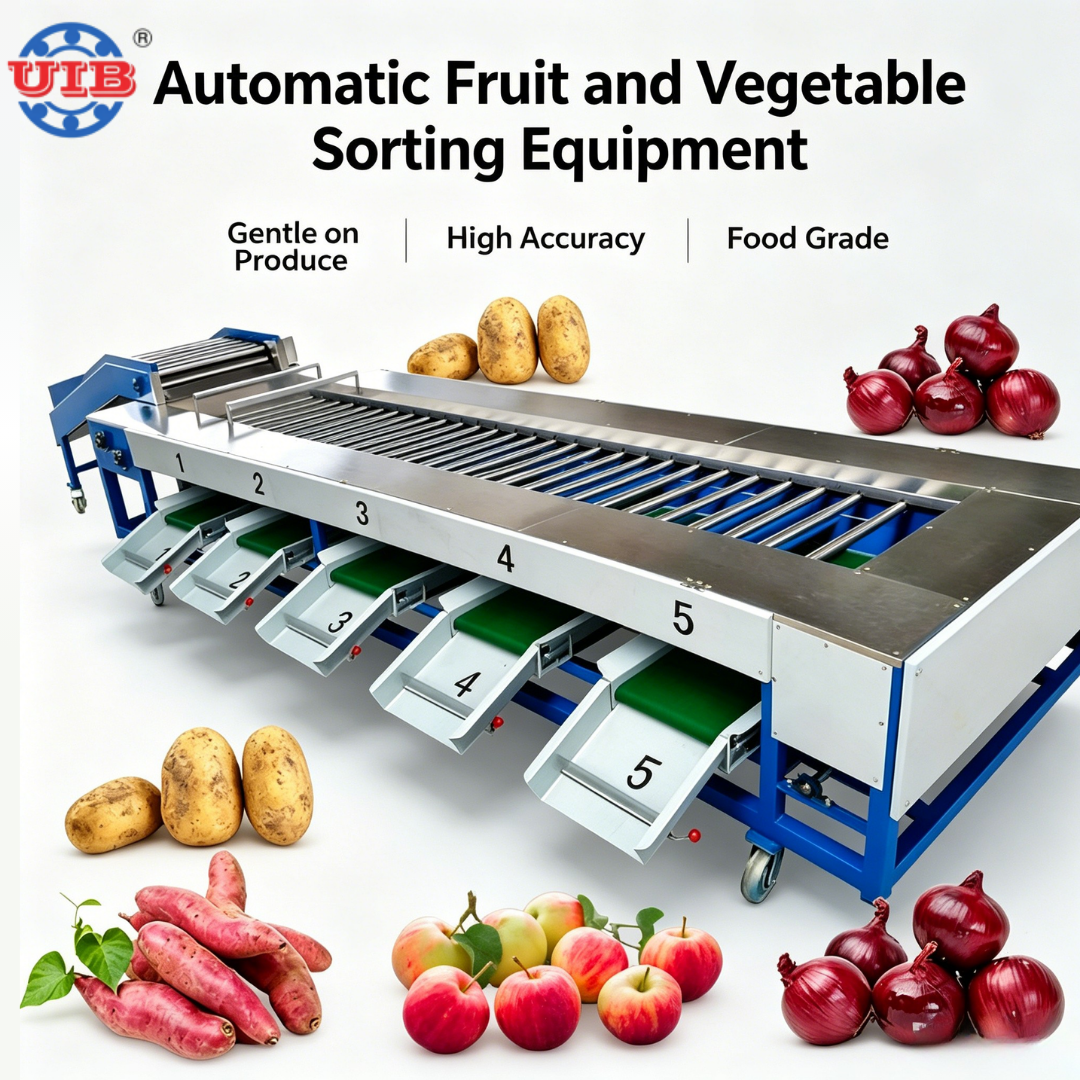 Fruit and Vegetable Size Grading and Sorting System 