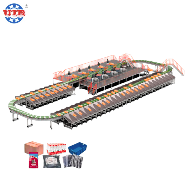 Customized Circular Cross Belt Automated Sorting Conveyor System supplier