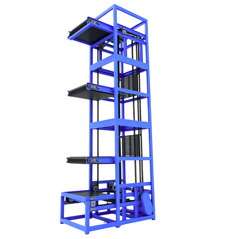 Mobile Vertical Elevator | Adjustable Speed Incline Lifting Conveyor for Flexible Material Conveying