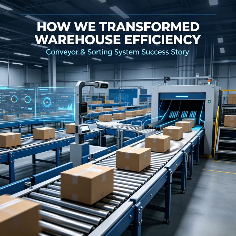 Automated Conveyor & Sorting System Transforms E-Commerce Warehousing Efficiency for a Leading Logistics Firm