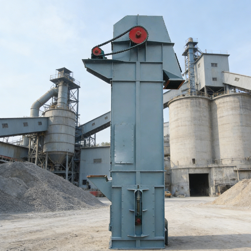 Inclined Bucket Elevator Conveyor System 