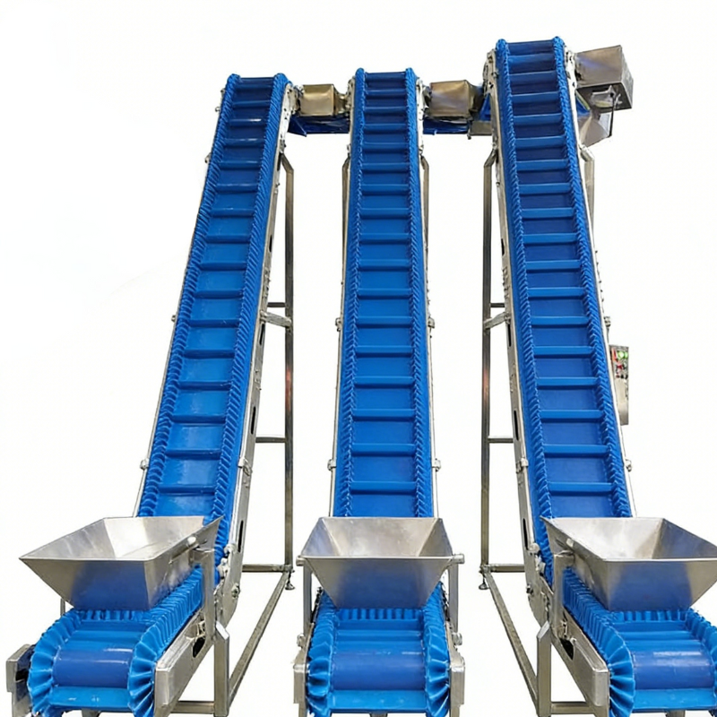 Automatic Industrial Stainless Steel 304/316 Heat-Resistant New Type Inclined Climbing Conveyor 