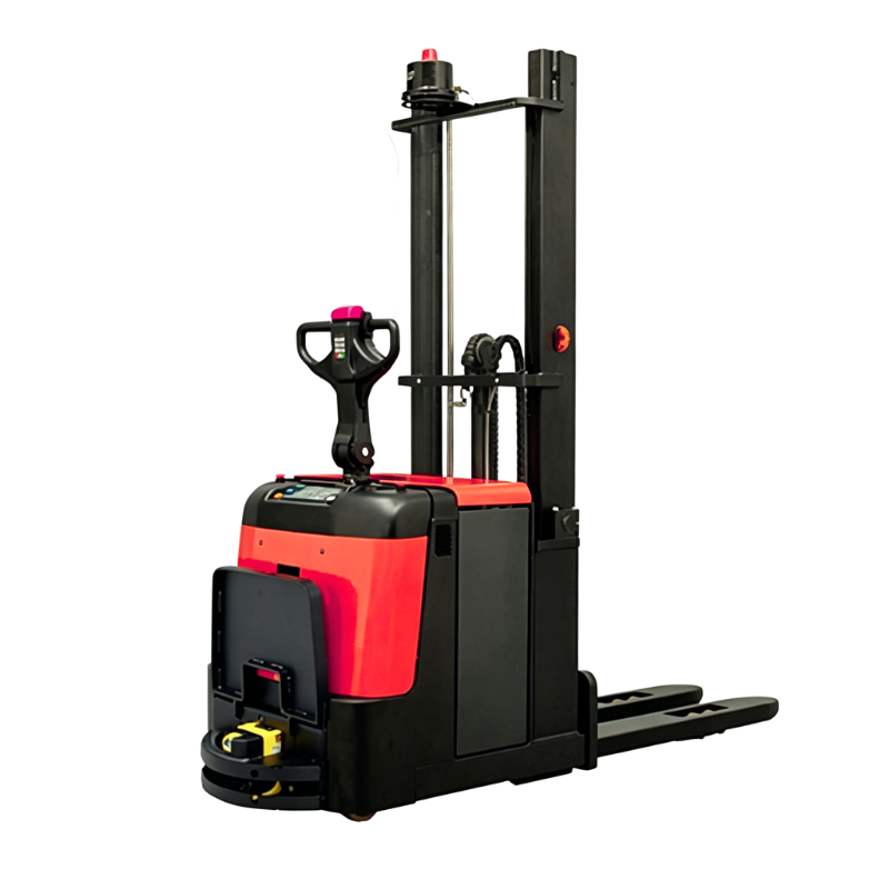 AGV Electric Stacker Forklift | Automatic Guided Warehouse Vehicle for Carton Pallet Transportation & Stacking