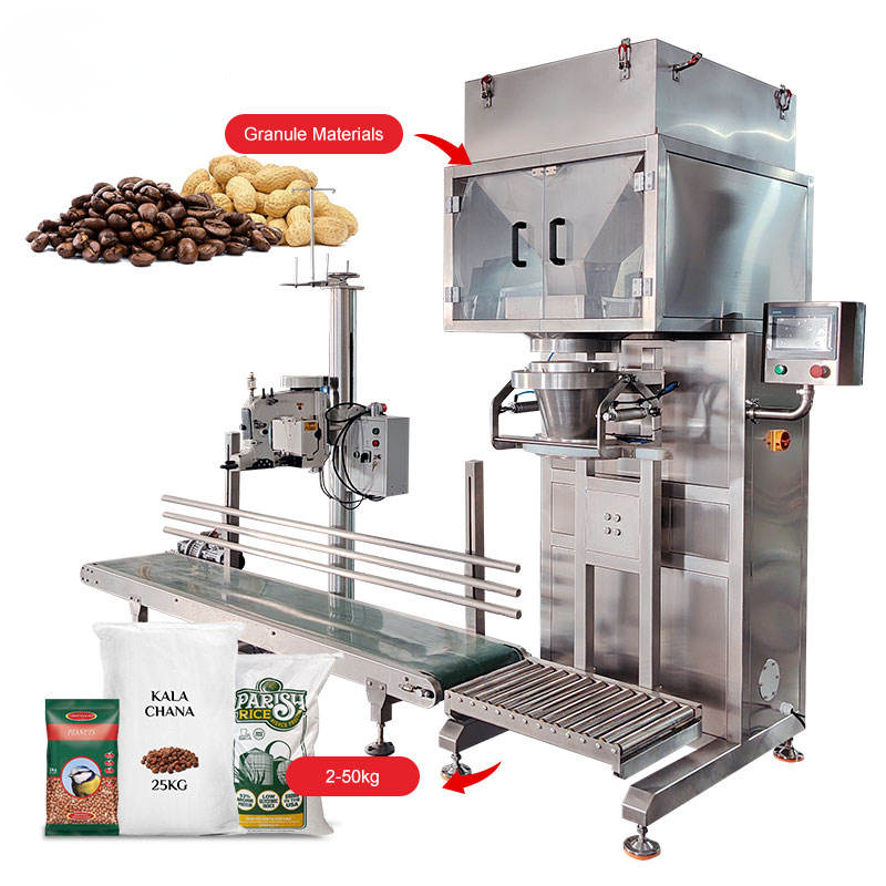 Semi-Automatic Coffee Bean and Spice Granule Packaging Machine