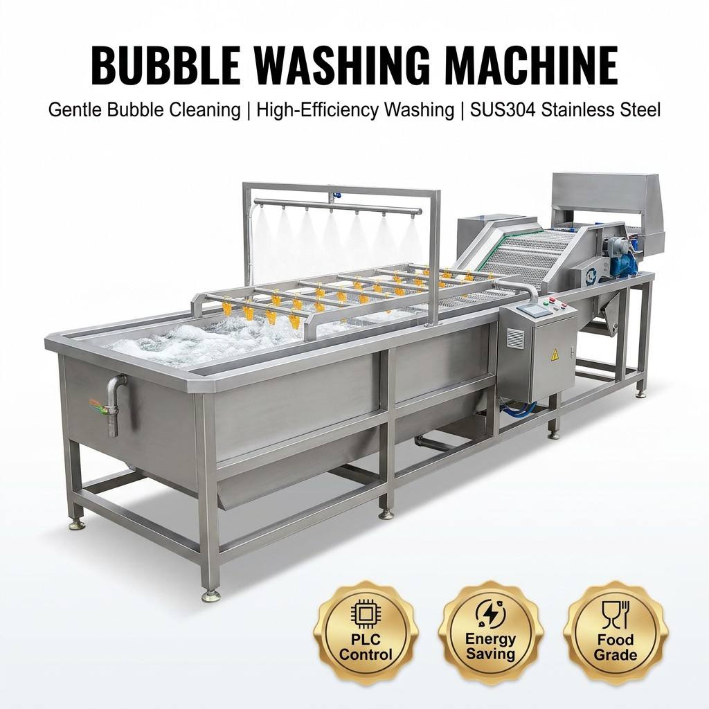 Industrial SUS304 Air Bubble Washing Machine