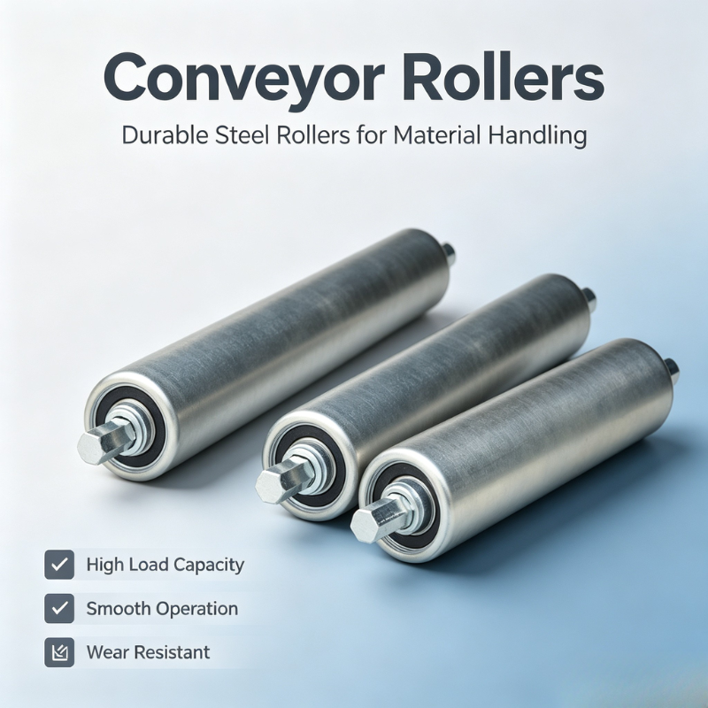 Light Weight Aluminum Alloy Conveyor Idler Roller, Conveyor Line Accessories