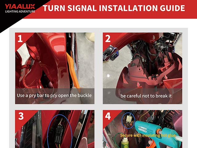 4-Model SPWL-LE - Installation Guide LEVEL10 LED winker turn light for Vespa Sprint Premavera 50cc 125cc 150cc