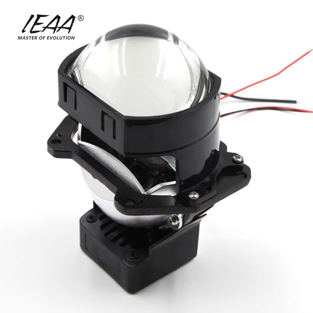 Headlight Lens Designed for Motorized Beam Shifting Systems