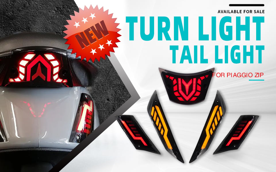 Model ZPWL-A New style LED Tail light and turn light For Piaggio ZIP 50CC/100CC