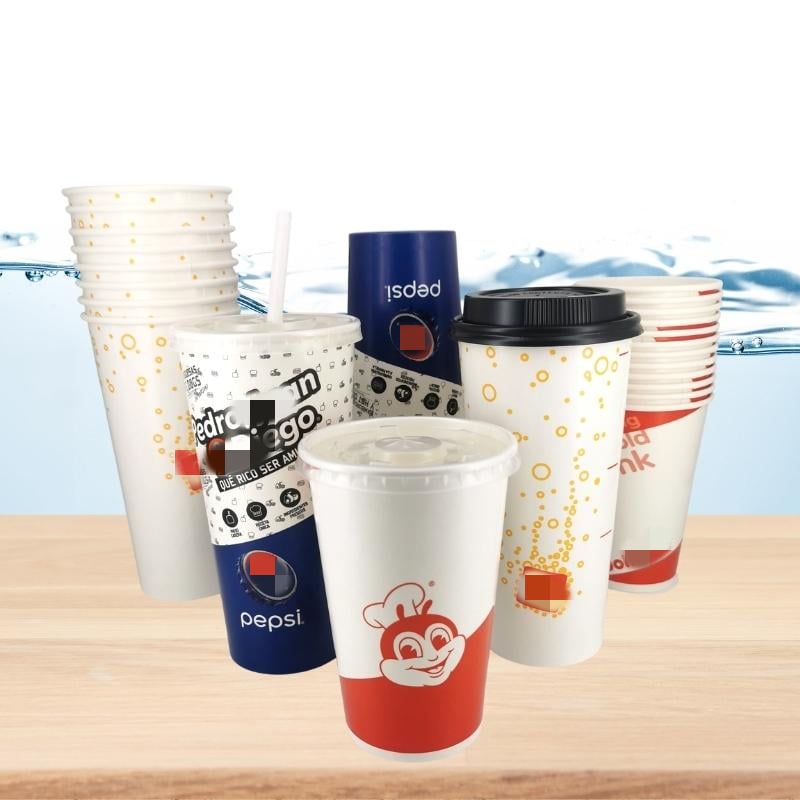 Double PE Coated Cold Drink Paper Cups