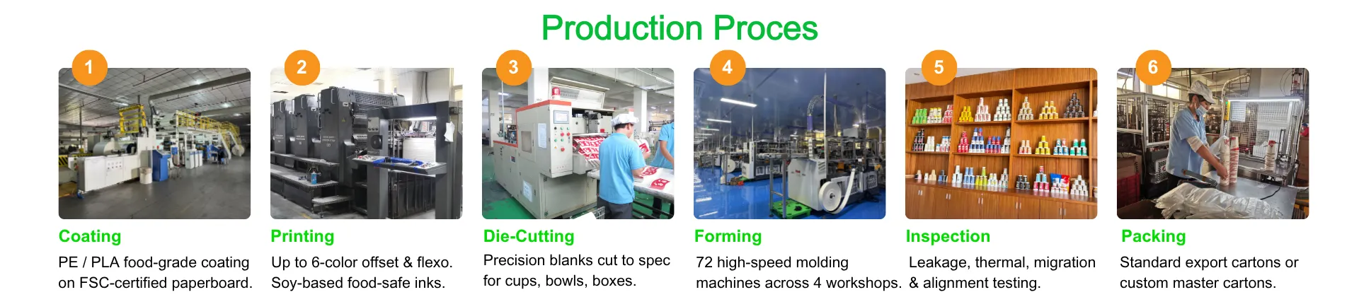 Production process of paper cups and paper bowls.webp