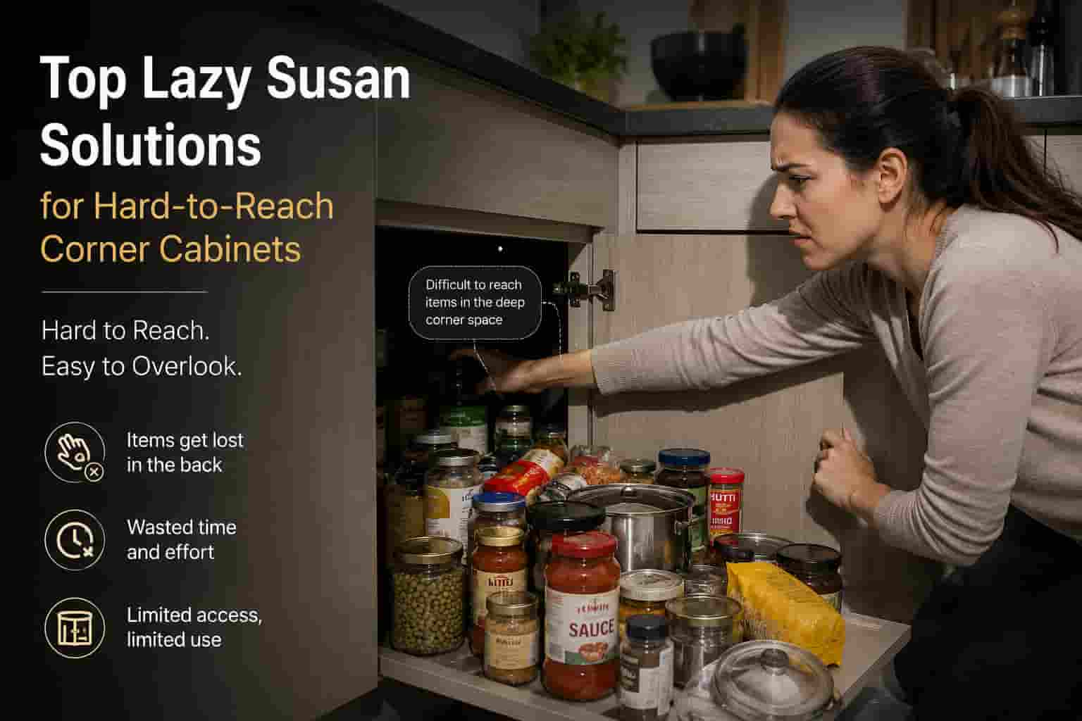 Top Lazy Susan Solutions for Hard-to-Reach Corner Cabinets