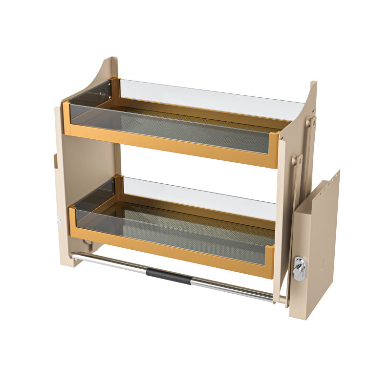 Pull down basket