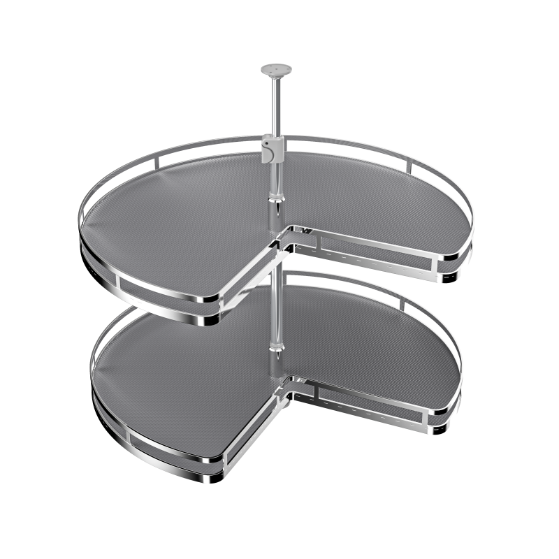 Kitchen Pantry Lazy Susan Multi Functional Slide Rotating Storage 