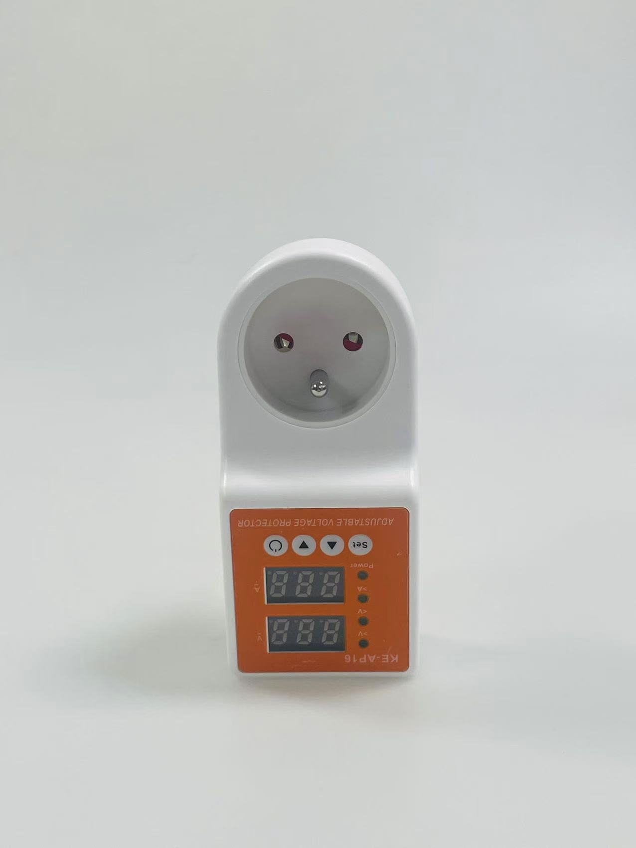 220V Dual Plug Safety Protector  Overload & Surge Protection for Home Appliances