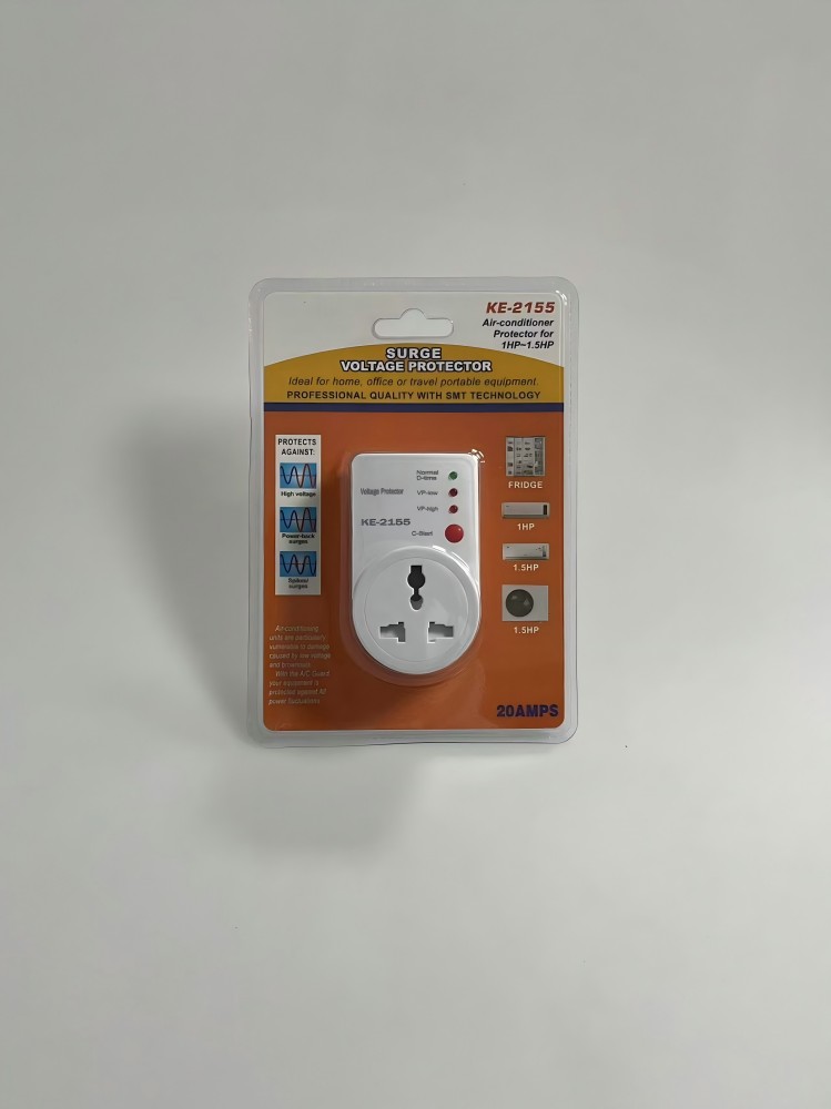 Automatic Voltage Protector Socket AC 220V Adjustable 16A Power Surge ...